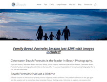 Tablet Screenshot of clearwaterbeachportraits.com